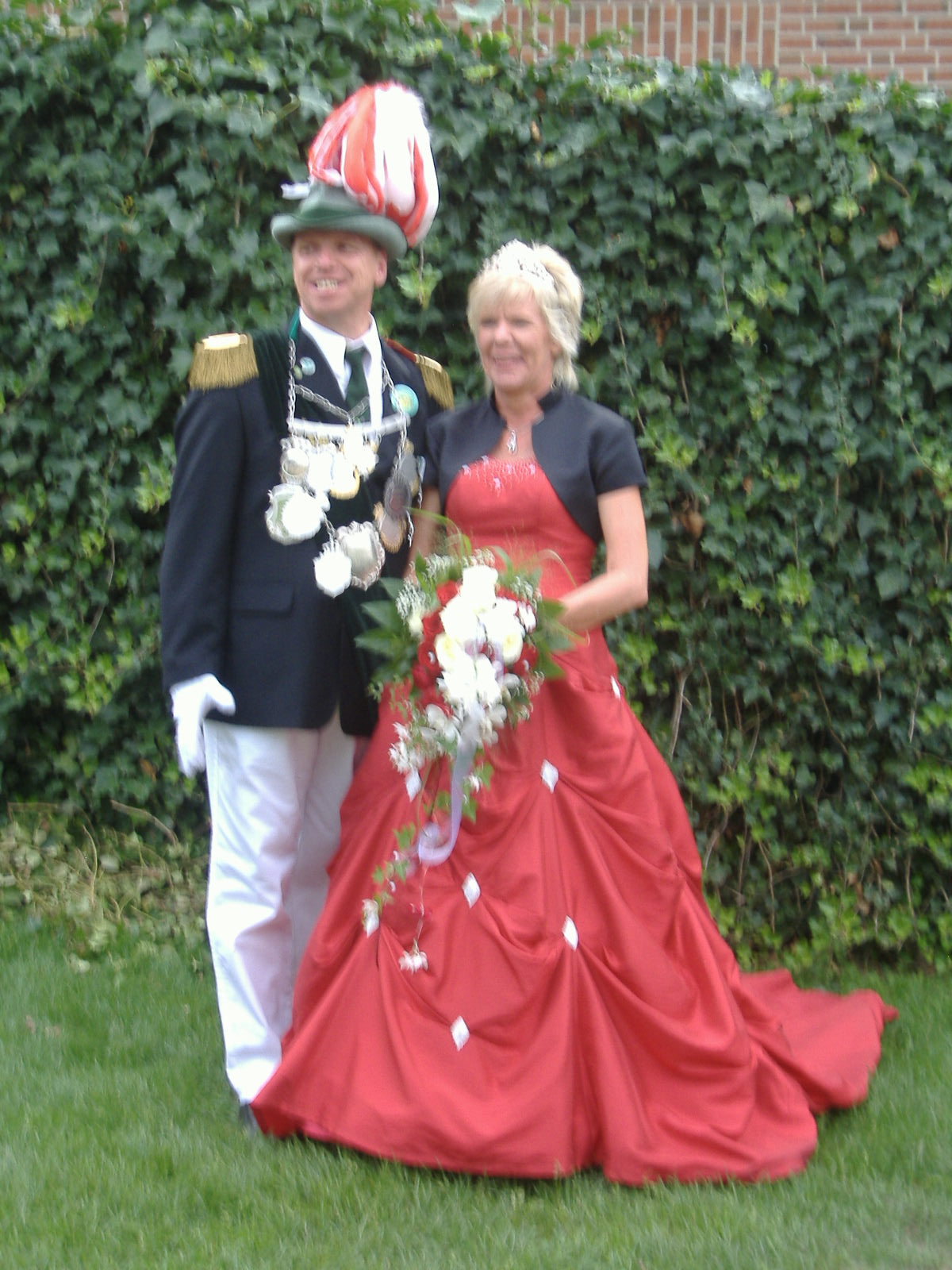 Schützenkönig Martin Wesemann mit Königin Claudia Wesemann